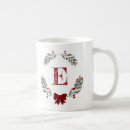 Search for christmas monogram mugs Winter