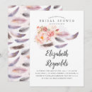 Search for feather bridal shower invitations Chic