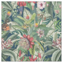 Search for tropical flowers fabric Pink