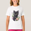Search for cute cat kids tshirts Whimsical