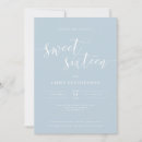 Search for light blue sweet 16 invitations Sixteen