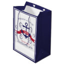 Search for nautical anchor gift bags Red
