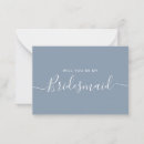 Search for dusty blue bridesmaid cards Modern