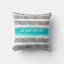 Search for black white turquoise cushions Modern