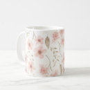 Search for watercolor floral pattern mugs Pink
