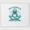 Search for yoga wrapping paper Cartoon