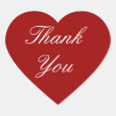 Search for red heart thank you stickers Thanks