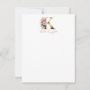 Search for monogram k postcards Gold