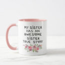 Search for awesome sister mugs Birthday