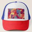 Search for blue abstract pattern hats Illustration