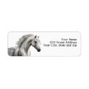 Search for horse return address labels Equine