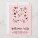 Search for pink halloween invitations Spooky