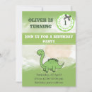 Search for green dinosaur invitations Trendy