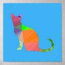 Search for animal silhouettes posters Cat
