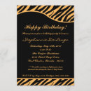 Search for tiger print birthday invitations Chic