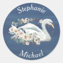 Search for swan wedding stickers Floral