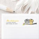 Search for yellow bird return address labels Nature
