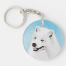 Search for samoyed stuff key rings White