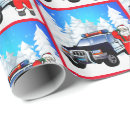 Search for police christmas wrapping paper Santa