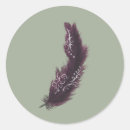 Search for white feather stickers Bohemian