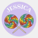 Search for rainbow candy stickers Lollipop