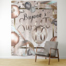 Search for rose gold sweet 16 backdrops Silver