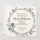 Search for classic funeral invitations Modern