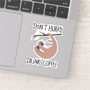 Search for coffee drink stickers Typography
