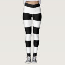 Search for black and white lines leggings Stripe pattern