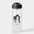 Search for horse lover water bottles Cowgirl
