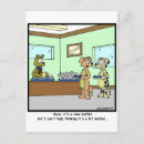 Search for cartoon dog with dog bone postcards Humour