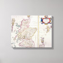 Search for british isles map canvas prints Scotland