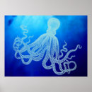 Search for ocean blue posters Kraken