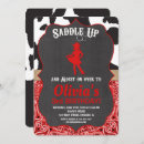 Search for red cowgirl invitations Western