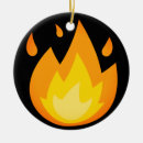 Search for fire flame christmas tree decorations Orange