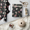 Search for black flower wrapping paper Floral