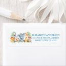 Search for baby safari animals return address labels Boy baby shower