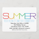 Search for summer bash invitations Colourful