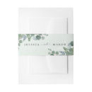Search for dusty blue invitation belly bands Rustic