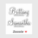 Search for decals stickers Bridesmaid
