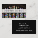 Search for stained business cards Glass