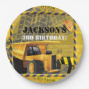 Search for construction birthday plates Modern