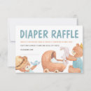 Search for diaper raffle ticket baby shower invitations Blue
