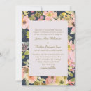 Search for navy and pink wedding invitations Classic