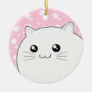 Search for kawaii cat christmas tree decorations Pattern