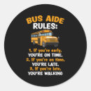 Search for aide stickers School bus aide