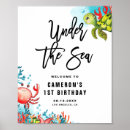 Search for under the sea party posters Birthday