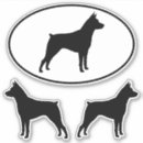 Search for miniature pinscher stickers Minpin