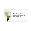 Search for calla lily wedding return address labels Shower