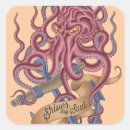Search for vintage tattoo stickers Octopus